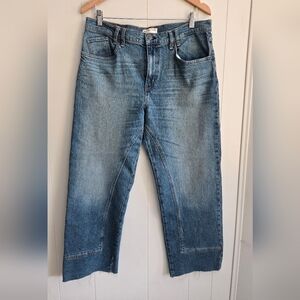 We The Free High-Rise Wide Leg Jeans Blue -Size 32
